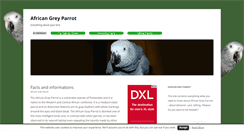 Desktop Screenshot of african-grey-parrot.net