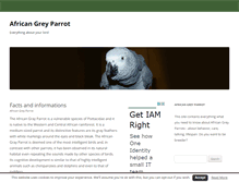 Tablet Screenshot of african-grey-parrot.net